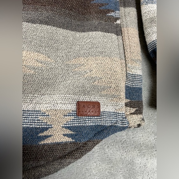 Jachs New York Aztec Southwest Polyester Wool Blend Button Jacket Size XL - Picture 2 of 15